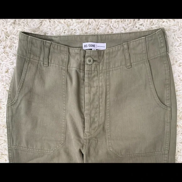 Re/Done 50s Military Trousers Army Pants - Picture 4 of 7